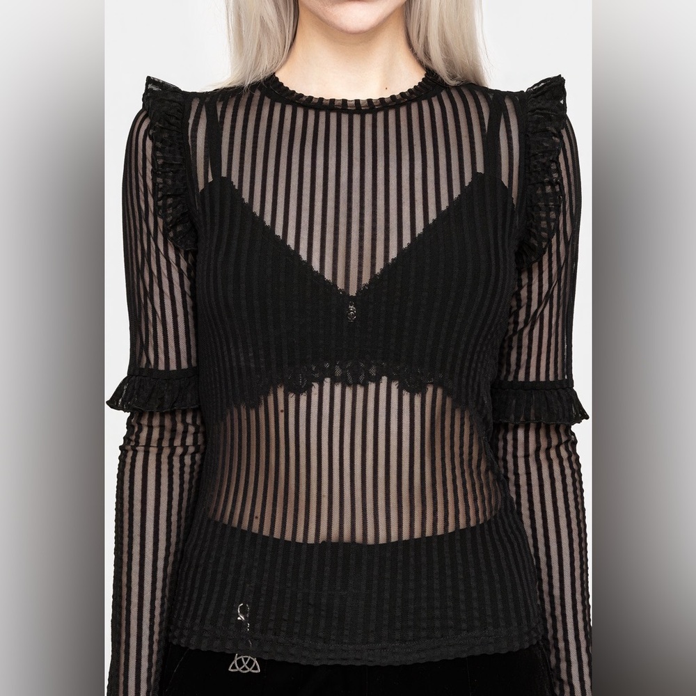 Disurtbia Mourning Ruffle Top